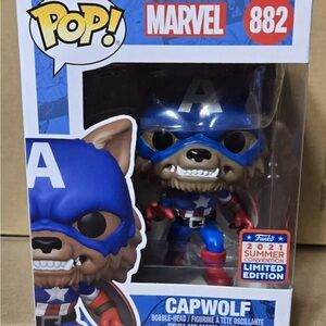Marvel Capwolf Funko Pop Figure